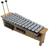 Suzuki Orff Metallophone Soprano, Diatonic 13 Note C5 to A6, Includes 1 Bb, 2 F#, 2 Pairs of Mallets